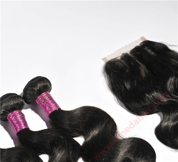 Best brazilian hair extensions hair bundle deals human hair weave HN124